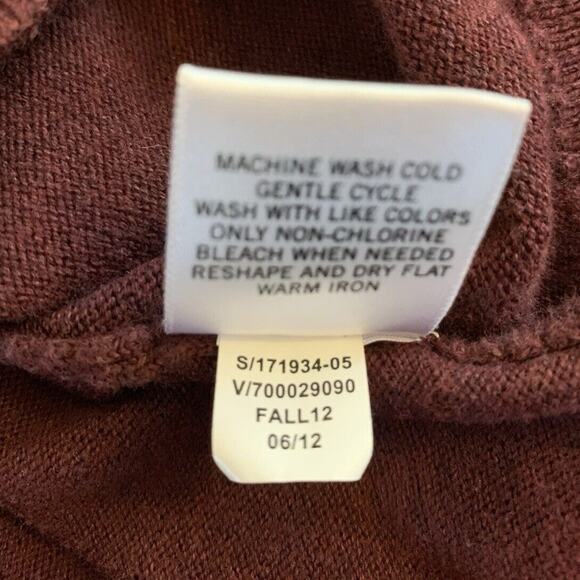 Banana Republic Men’s Pullover 100% Cotton Sweater Red/Maroon Size Large - Picture 11 of 13